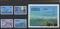Antigua Barbuda Antigua Barbuda 737-740, Block 72 postfrisch Luftfahrt MiNr. 737-740, Block 72 postfrisch Luftfahrt -