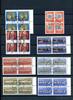 Berlin Lot 4er Blöcke mit zentrischem Berlin Lot 4er Blöcke mit zentrischem Ersttagssonderstempel Ersttagssonderstempel -