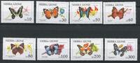 Sierra Leone Sierra Leone 1651-1658 postfrisch Schmetterlinge MiNr. 1651-1658 postfrisch Schmetterlinge -