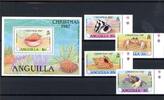 Anguilla Anguilla 768-771, Block 78 postfrisch Muscheln MiNr. 768-771, Block 78 postfrisch Muscheln -