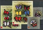 Guinea Klb. Guinea Klb. 3264-3275, Block 664-665 postfrisch Schmetterling MiNr. 3264-3275, Block 664-665 postfrisch Schmetterling -