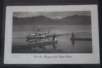 AK Morges Port de Morges et le Mont-Blanc 1911 gebraucht -