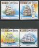 Guinea Bissau Guinea Bissau 8088-91 postfrisch Schiff MiNr. 8088-91 postfrisch Schiff -