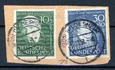 Bund Bund 144 + 146 Briefstück MiNr. 144 + 146 Briefstück -