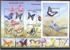 Guinea Guinea 2598-2603, Klb., Block 615 postfrisch Schmetterling MiNr. 2598-2603, Klb., Block 615 postfrisch Schmetterling -