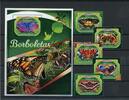 Guinea Bissau Guinea Bissau 8907-8911, Block 1540 postfrisch Schmetterling MiNr. 8907-8911, Block 1540 postfrisch Schmetterling -