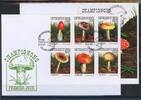 Benin Benin 989-994, Block 35 Pilze Ersttagesbrief/FDC MiNr. 989-994, Block 35 Pilze Ersttagesbrief/FDC -