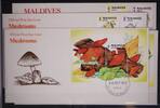 Malediven Malediven 1728-1735 und Block 231-232 postfrisch als FDC / Pilze MiNr. 1728-1735 und Block 231-232 postfrisch als FDC / Pilze -