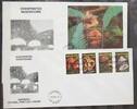 Antigua + Barbuda Antigua + Barbuda 973-976 und Block 116 gestempelt als FDC / Pilze MiNr. 973-976 und Block 116 gestempelt als FDC / Pilze -