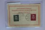 Bund 121-122 auf Postkarte (Herbstmesse) -