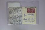 BRD 178 auf Postkarte als Mehrfachfrankatur waagerechtes Paar -