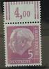 BRD BRD 179y W OR postfrisch Oberrand ungefaltet MiNr. 179y W OR postfrisch Oberrand ungefaltet -