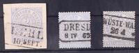 Nordeutscher Bund Nordeutscher Bund 17 (3x) gestempelt Stempellot, u.a. Dresden MiNr. 17 (3x) gestempelt Stempellot, u.a. Dresden -