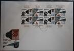 Slowenien Slowenien 80-81 gestempelt als Kleinbogen als FDC MiNr. 80-81 gestempelt als Kleinbogen als FDC -
