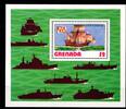 Grenada Grenada Block 60 mit 805 postfrisch Schifffahrt MiNr. Block 60 mit 805 postfrisch Schifffahrt -
