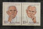 Aitutaki Aitutaki 834-835 postfrisch Papst MiNr. 834-835 postfrisch Papst -