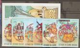 Guinea Bissau Guinea Bissau 374-379 bB und Block 11 bB postfrisch UPU MiNr. 374-379 bB und Block 11 bB postfrisch UPU -
