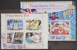 Guinea Bissau Guinea Bissau 5205-5208 und Block 893 postfrisch Papst Benedikt XVI MiNr. 5205-5208 und Block 893 postfrisch Papst Benedikt XVI -
