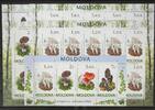 Moldawien Moldawien 694-697 und Block 49 postfrisch Kleinbogensatz / Pilze MiNr. 694-697 und Block 49 postfrisch Kleinbogensatz / Pilze -