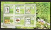 Guinea Guinea 7023-7028 postfrisch Kleinbogen / Pilze MiNr. 7023-7028 postfrisch Kleinbogen / Pilze -