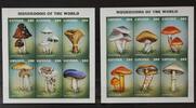Guyana Guyana 5919-5930 postfrisch Kleinbogensatz / Pilze MiNr. 5919-5930 postfrisch Kleinbogensatz / Pilze -