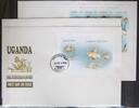 Uganda Uganda 1694-1701 und Block 255 und 256 gestempelt Kleinbogen / als FDC MiNr. 1694-1701 und Block 255 und 256 gestempelt Kleinbog -