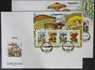 Guinea Bissau Guinea Bissau 7774-7777 und Block 1353 gestempelt Kleinbogen / als FDC MiNr. 7774-7777 und Block 1353 gestempelt Kleinbogen / al -