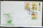 Guinea Guinea 1568-1572 und Block 500 gestempelt als FDC / Pilze MiNr. 1568-1572 und Block 500 gestempelt als FDC / Pilze -