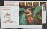 Antigua und Barbuda Antigua und Barbuda 973-976 und Block 116 gestempelt als FDC / Pilze MiNr. 973-976 und Block 116 gestempelt als FDC / Pilze -