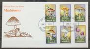 Malediven Malediven 3681-3686 gestempelt als FDC / Pilze MiNr. 3681-3686 gestempelt als FDC / Pilze -