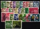 BRD Bund BRD Bund Jahrgang 1961 mit 346-374 gestempelt MiNr. Jahrgang 1961 mit 346-374 gestempelt -