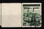 Böhmen und Mähren Böhmen und Mähren 18 LW gestempelt signiert, Leerfeld MiNr. 18 LW gestempelt signiert, Leerfeld -