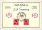 Berlin 64 auf Postkarte 900 Jahrfeier Nürnberg -