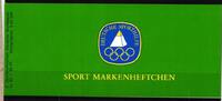 BRD BRD 1047 I postfrisch Verkürztes P in Sport Markenheftchen MiNr. 1047 I postfrisch Verkürztes P in Sport Markenheftchen -