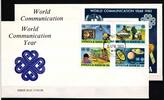 Antigua Barbuda Antigua Barbuda 709-712 und Block 70 gestempelt als FDC / Raumfahrt MiNr. 709-712 und Block 70 gestempelt als FDC / Raumfahrt -
