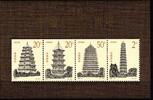China Volksrepublik China Volksrepublik Block 71B postfrisch Architektur Pagoden MiNr. Block 71B postfrisch Architektur Pagoden -