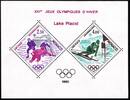 Monaco Monaco 1419-1420 postfrisch als Sonderblock, Olympia 1980 Lake Placid MiNr. 1419-1420 postfrisch als Sonderblock, Olympia 1980 L -