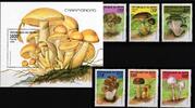 Benin Benin 1003-1008 und Block 37 postfrisch Pilze MiNr. 1003-1008 und Block 37 postfrisch Pilze -