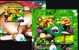 Malediven Malediven 5395-5398 und Block 742 postfrisch Kleinbogen / Pilze MiNr. 5395-5398 und Block 742 postfrisch Kleinbogen / Pilze -