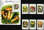Afghanistan Afghanistan 1951-1956 und Block 120 postfrisch Pilze MiNr. 1951-1956 und Block 120 postfrisch Pilze -