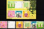 Hongkong Hongkong 1421-1426 und Block 175 postfrisch Spielzeug MiNr. 1421-1426 und Block 175 postfrisch Spielzeug -