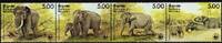 Sri Lanka Sri Lanka 753-756 postfrisch Viererstreifen / WWF MiNr. 753-756 postfrisch Viererstreifen / WWF -