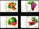China Volksrepublik China Volksrepublik 4810-4813 postfrisch Obst MiNr. 4810-4813 postfrisch Obst -