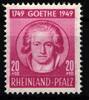 Fr. Zone Rheinland-Pfalz Fr. Zone Rheinland-Pfalz 47 postfrisch MiNr. 47 postfrisch -