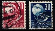 Fr. Zone Rheinland-Pfalz Fr. Zone Rheinland-Pfalz 51-52 gestempelt MiNr. 51-52 gestempelt -