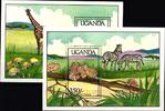 Uganada Uganada Block 95 und 96 postfrisch Pilze MiNr. Block 95 und 96 postfrisch Pilze -