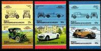 Bequia St. Vincent Bequia St. Vincent 160-165 postfrisch Paare / Automobile MiNr. 160-165 postfrisch Paare / Automobile -