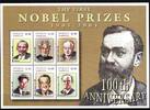 Antigua Barbuda Antigua Barbuda 3604-3609 postfrisch Kleinbogen / Nobelpreis MiNr. 3604-3609 postfrisch Kleinbogen / Nobelpreis -