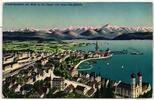 AK Friedrichshafen mit Blick in die Alpen und neue Uferstrasse ungebraucht -