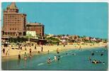 AK California Bathers Enjoying the sun and Surf Long Beach 1956 gebraucht -